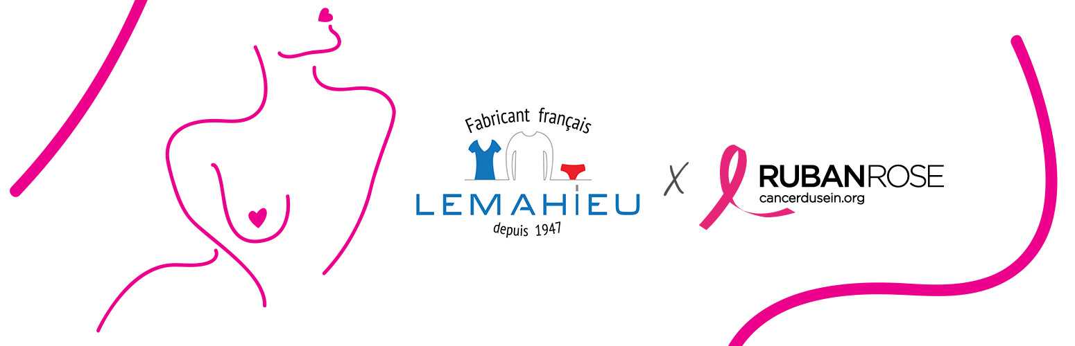 T-shirt et Culotte Octobre Rose | Lemahieu - Ruban Rose
